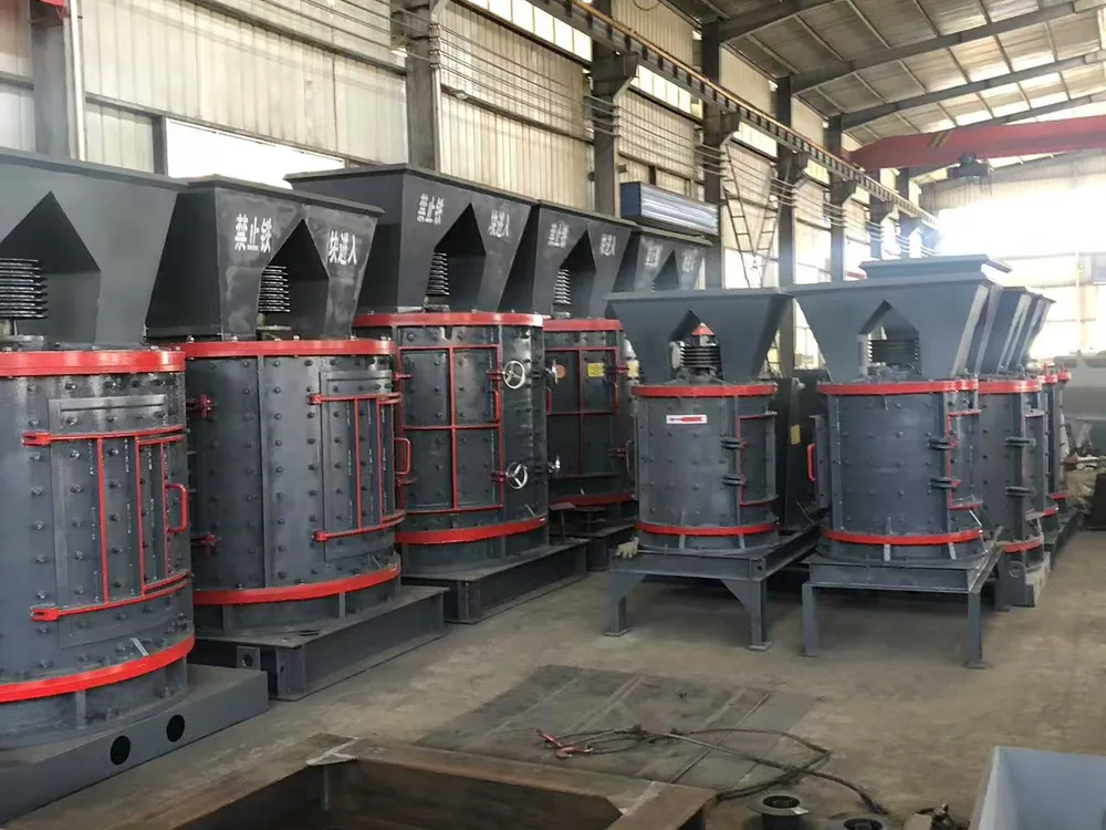 Multiple Cronus sand making machines ready for project delivery