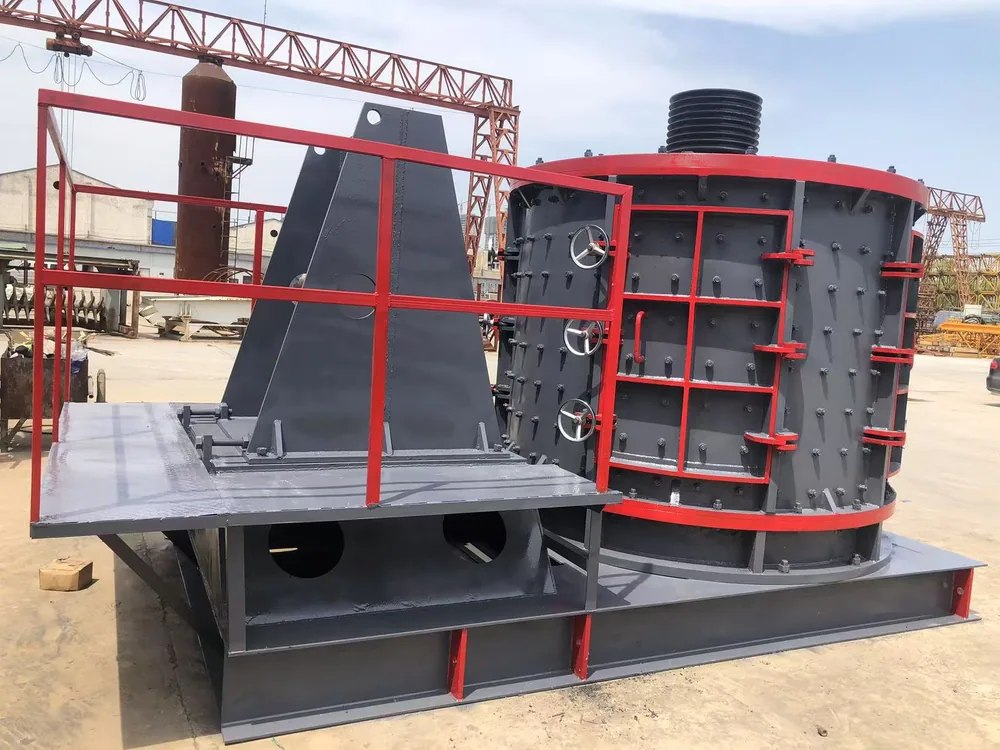 Cronus vertical shaft sand machine configured at an aggregate plant